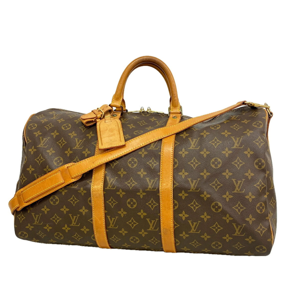 Louis Vuitton Bags - Boston Monogram Keepall Bandoulière 50 M41416 Brown Men'...